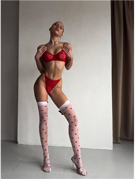Білизна DO3369/2 червона сердечка