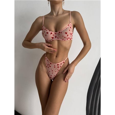 Білизна DO3369/1 рожева сердечка