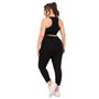Фітнес костюм plus size з вставками з сітки FS1665 Чорний