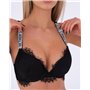 Нижня білизна Victoria's Secret з мереживом DO2127 Чорна