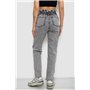 Джинси жіночі Mom-fit, колір сірий, 244R1640S20