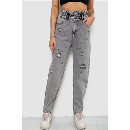 Джинси жіночі Mom-fit, колір сірий, 244R1601S20-LZ