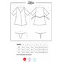 Комплект Obsessive Satinia robe