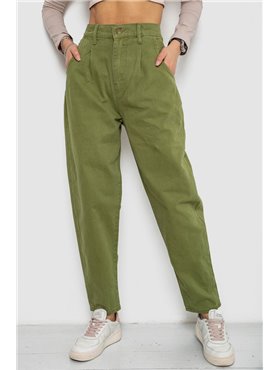 Джинси жіночі MOM, колір хакі, 250R3996