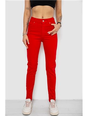 Джинси жіночі Slim Fit, колір червоний, 182R1489S19