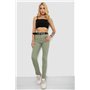 Джинси жіночі Skinny Американки, колір оливковий, 182R00252