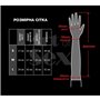 Червоні вінілові рукавички M