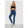 Джинси жіночі Skinny, колір синій, 182R3629