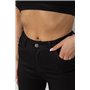 Джинси жіночі Skinny стрейч, колір чорний, 182R9676