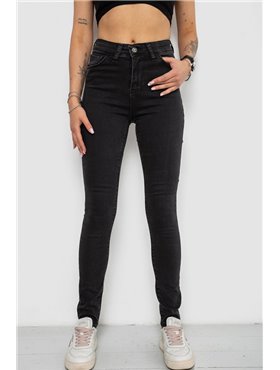 Джинси жіночі Skinny, колір чорний, 182R5126