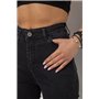 Джинси жіночі Slim Fit, колір чорний, 182R3797
