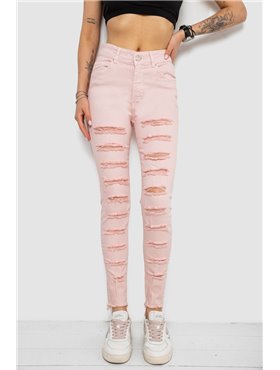 Джинси жіночі Slim Fit, колір пудровий, 182R1171