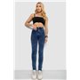 Джинси жіночі Skinny, колір синій, 182R3428