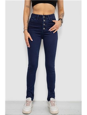 Джинси жіночі Skinny, колір синій, 182R4361
