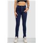 Джинси жіночі Skinny, колір синій, 182R4361