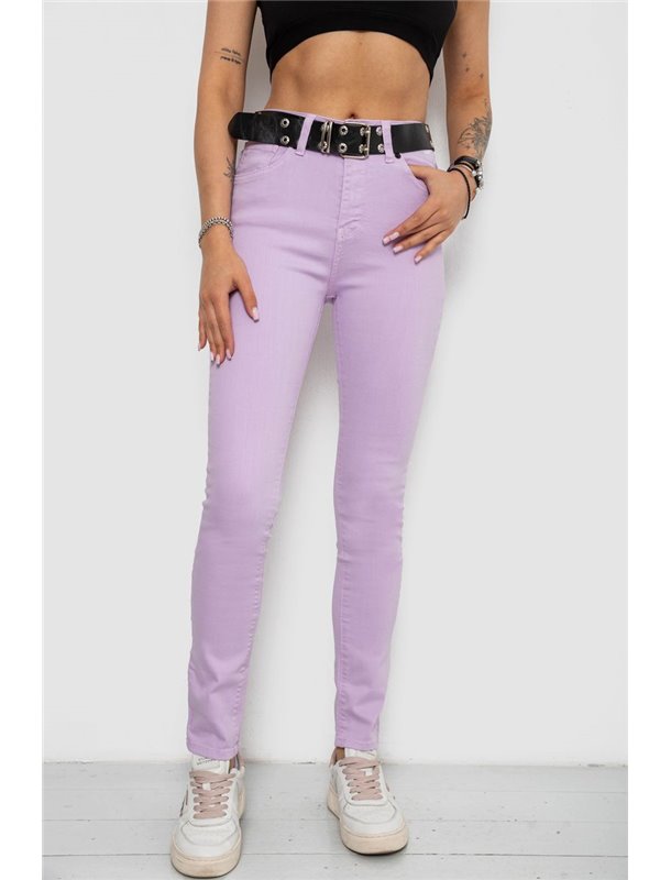 Джинси жіночі Skinny Американки, колір бузковий, 182R00223