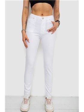 Джинси жіночі Slim Fit, колір білий, 182R1525