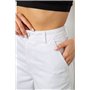 Джинси жіночі Loose Fit з кишенями, колір білий, 182R2552