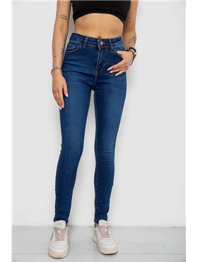 Джинси жіночі Skinny, колір синій, 182R4427