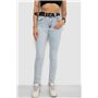 Джинси жіночі Skinny Американки, колір блакитний, 182R00659