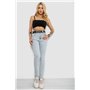 Джинси жіночі Skinny Американки, колір блакитний, 182R00659