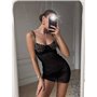 Сорочка DO3412 з камінчиками