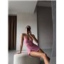 Сорочка DO3347 рожеве лео