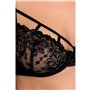 Комплект белья и пояс для чулок Passion HAYA SET, размер XXL/XXXL, черный (PS22941)