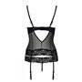 Корсет и трусики Passion NORTH CORSET, размер S/M, черный (PS24005)