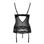 Корсет и трусики Passion NORTH CORSET, размер XXL/XXXL, черный (PS24006)