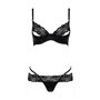 Комплект белья Passion NORTH SET, размер XXL/XXXL, черный (PS24009)