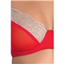 Комплект белья и пояс для чулок Passion LORAINE SET, размер L/XL, красный (PS22810)