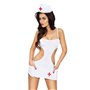 Эротический костюм Passion AKKIE SET, размер S/M, белый (EL10202)
