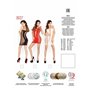 Бодистокинг Passion BS027, размер универсальный, красный (PBS027R)