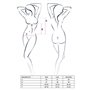 Пеньюар и стринги Passion IMAGINE SET WITH OPEN BRA, размер L/XL, черный (EL11701)