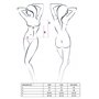 Пеньюар и стринги Passion IMAGINE SET WITH OPEN BRA, размер S/M, черный (EL11702)