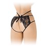 Трусики с открытой попкой Fashion Secret Nadia Black