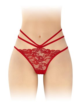 Трусики с открытой попкой Fashion Secret Nadia Red