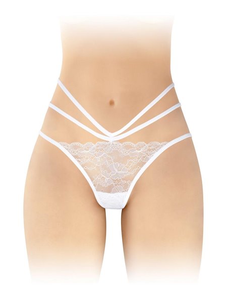Трусики с открытой попкой Fashion Secret Nadia White