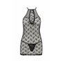 Полупрозрачная сорочка AZALIA CHEMISE black XXL/XXXL Passion