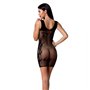 Откровенное платье-сетка Passion BS073 черный (SO4144)