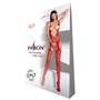 Откровенный бодистокинг с глубоким декольте Passion BS075 red