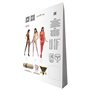 Бодистокинг Passion BS069 white, комбинезон, имитация чулок и боди