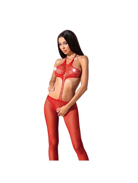 Открытый бодистокинг Passion BS080 red