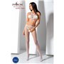Открытый бодистокинг Passion BS080 white