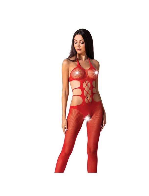 Эротический бодистокинг Passion BS084 red
