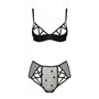 Эротический комплект с рисунком LOVELIA BIKINI black XXL/XXXL - Passion