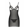 Сорочка с вырезами на груди + стринги LOVELIA CHEMISE black L/XL - Passion