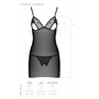 Сорочка с вырезами на груди + стринги LOVELIA CHEMISE black L/XL - Passion