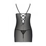 Сорочка с вырезами на груди + стринги LOVELIA CHEMISE black XXL/XXXL - Passion